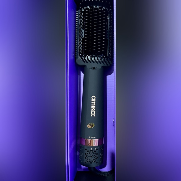 Amika- Double Agent 2-in-1 Blow Dryer Straightening New